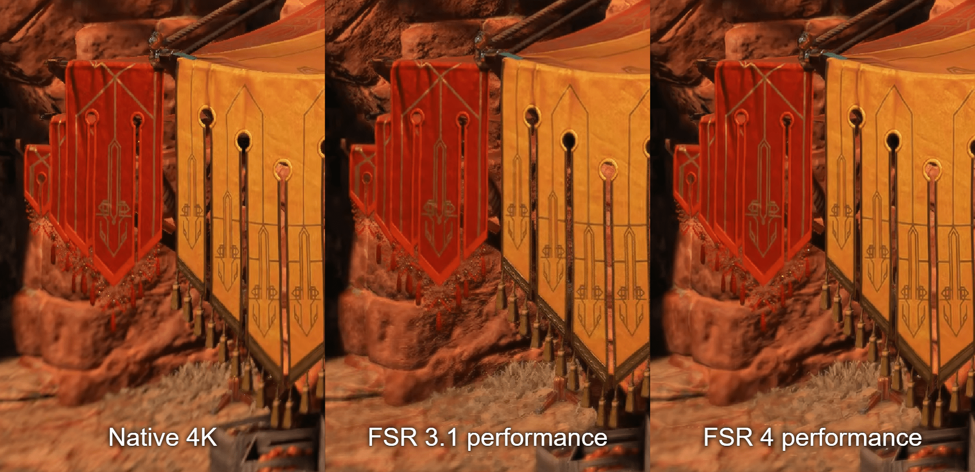 You have to look really closely at rocks to notice FSR 4 improvements in Horizon Zero Dawn Remastered.