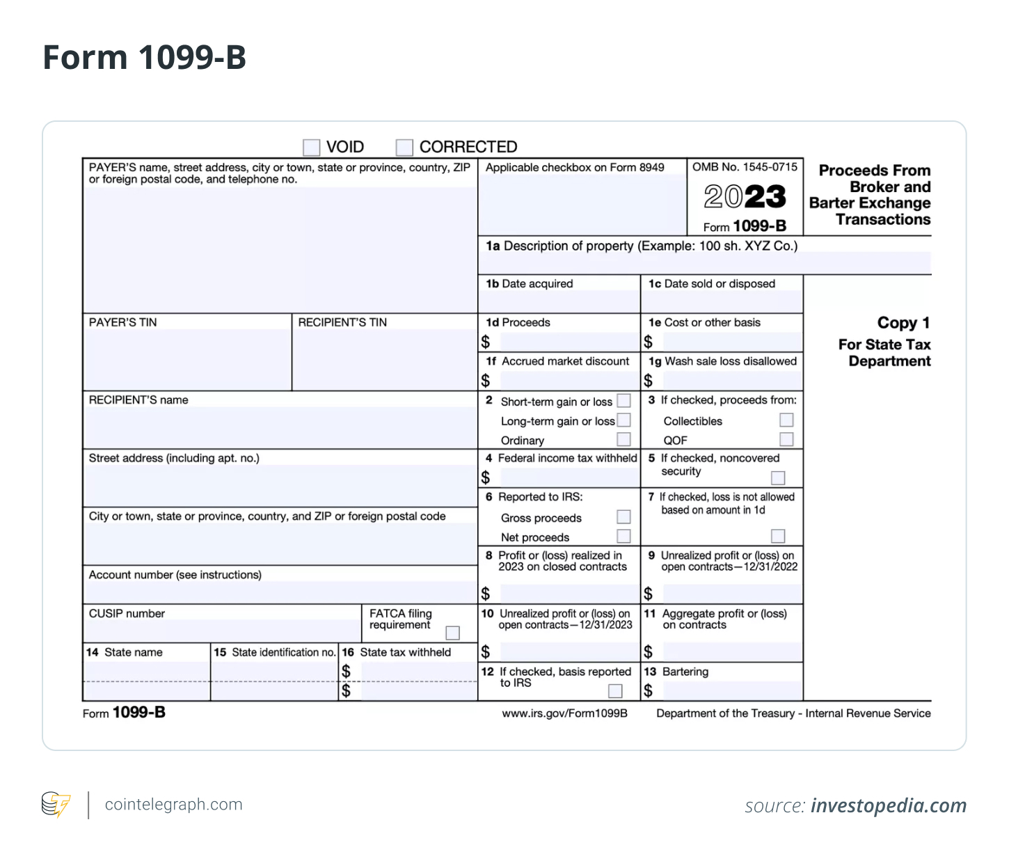 Form 1099-B