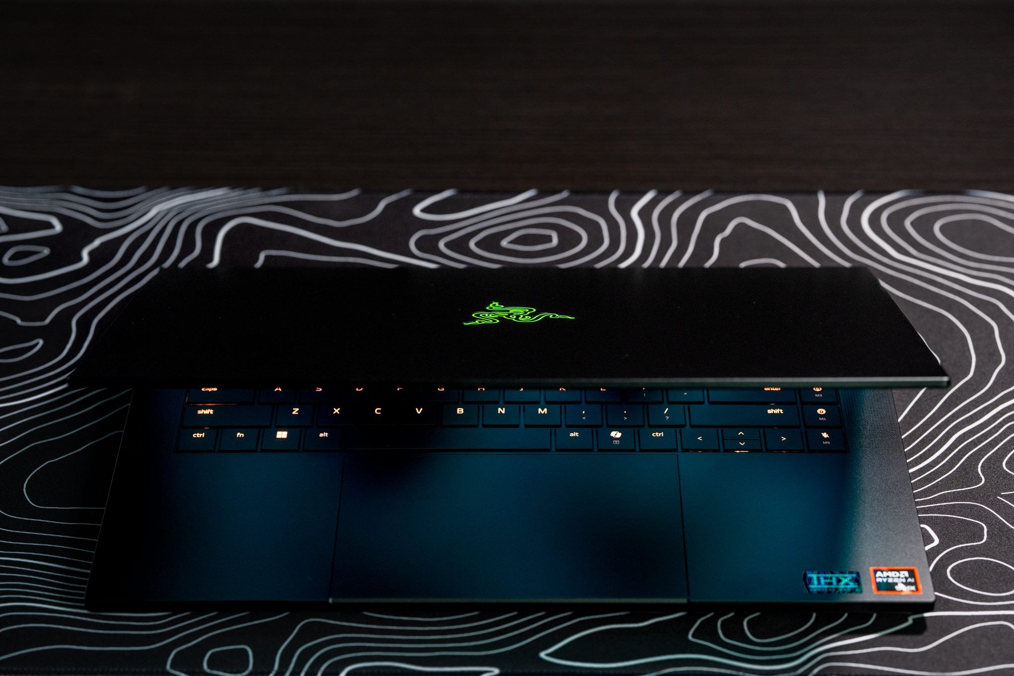 Unlike a MacBook Pro, the Blade 16’s black is actually black. Like a MacBook Pro, it’s quite the fingerprint magnet (but it cleans up well).