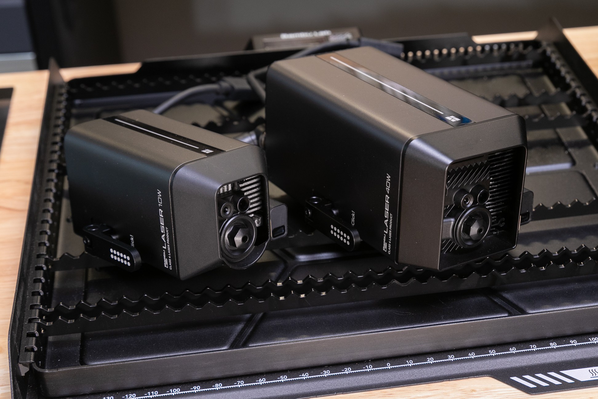 Bambu’s lasers and the laser platform you currently need to use with them.