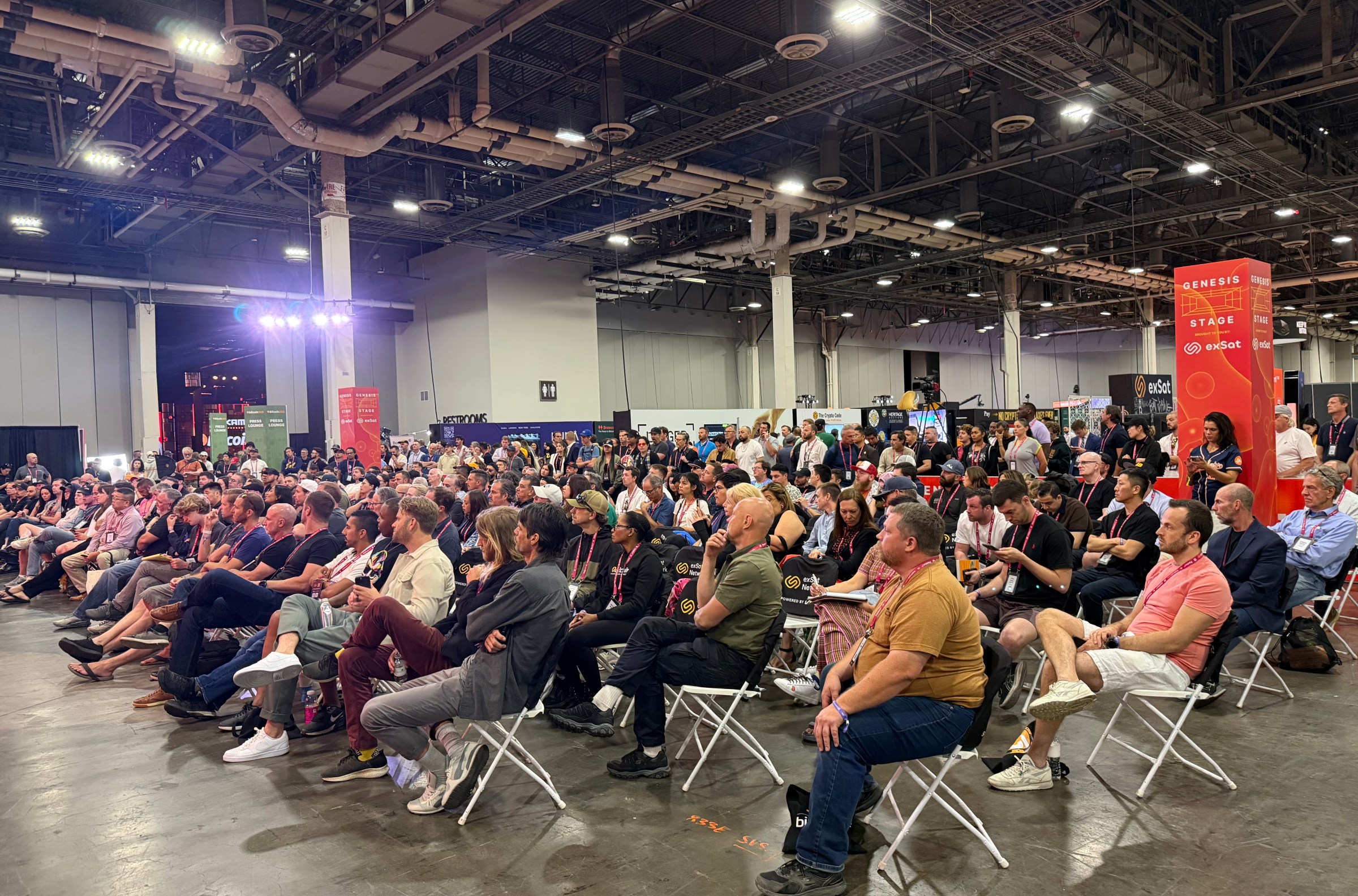 The audience of “Are Bitcoiners Becoming Sychophants of the State?”, Day Two of the Bitcoin Conference