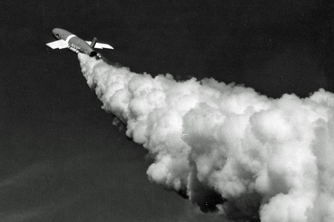 The Regulus I missle carried 3,000 pieces of mail (1959).