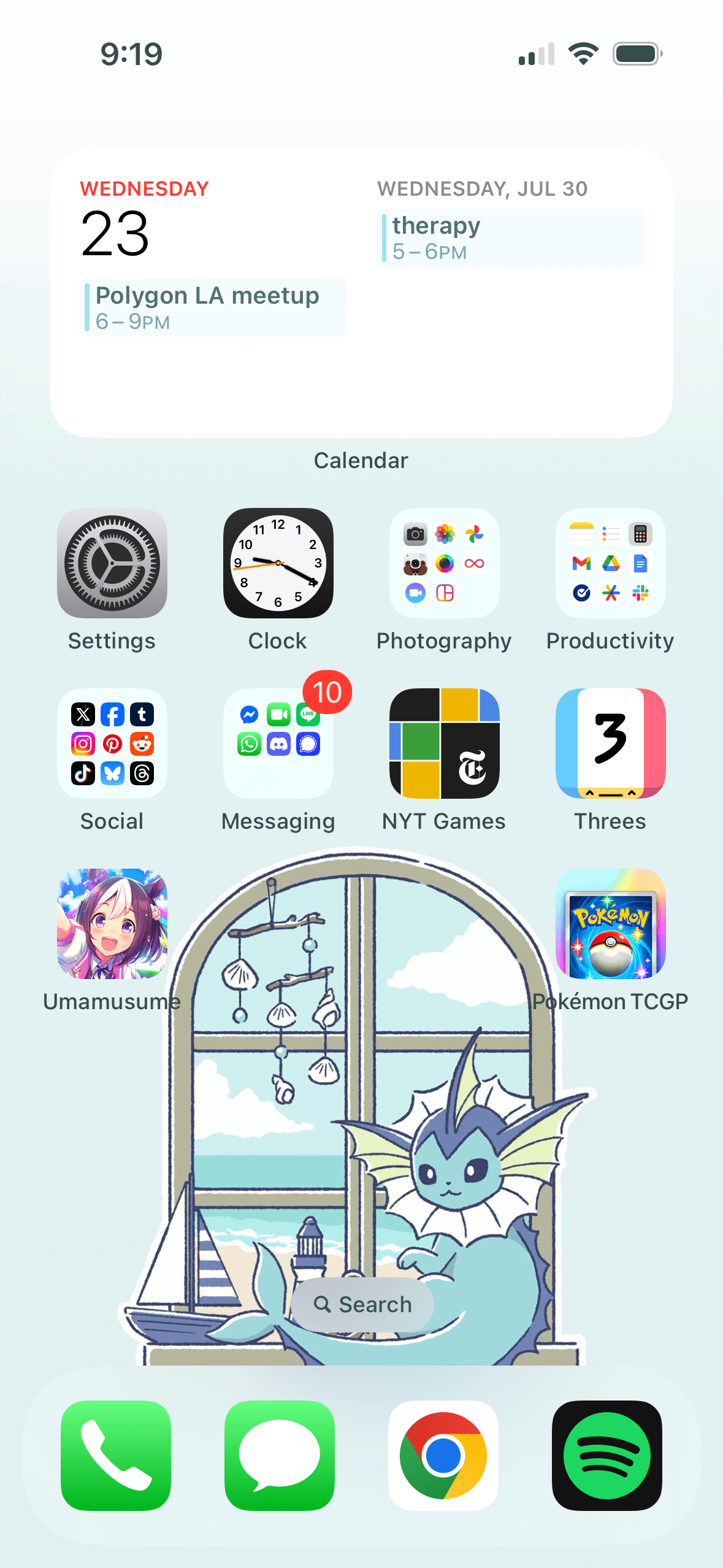 Kallie Plagge’s iPhone homescreen.